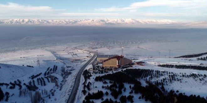 Erzurum'da hava kirlilii alarm veriyor