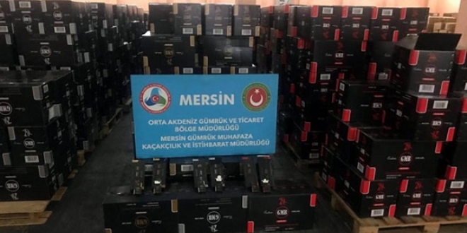 Mersin Limanı'ında ele geçirildi! Değeri tam 13 milyon lira