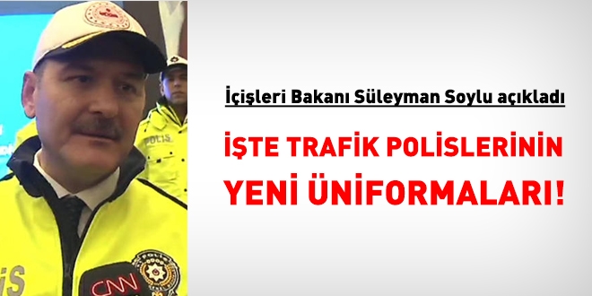 Trafik polislerine yeni üniforma