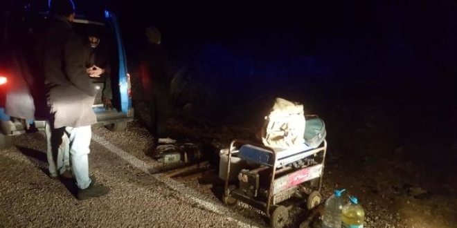 Sit alanında kaçak kazıya suçüstü: 14 gözaltı