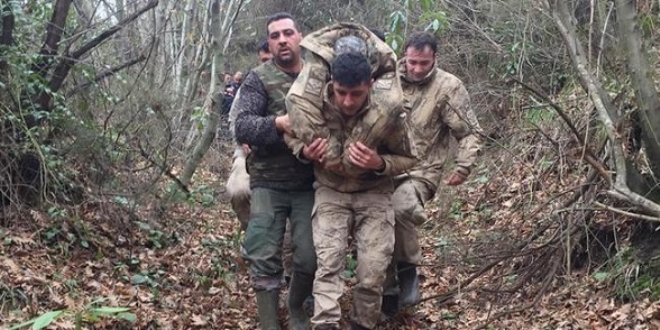 Şile ormanlarında kaybolan adamı jandarma buldu