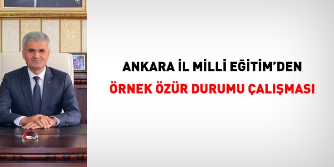 Ankara MEM'den, örnek özür durumu tayini çalışması