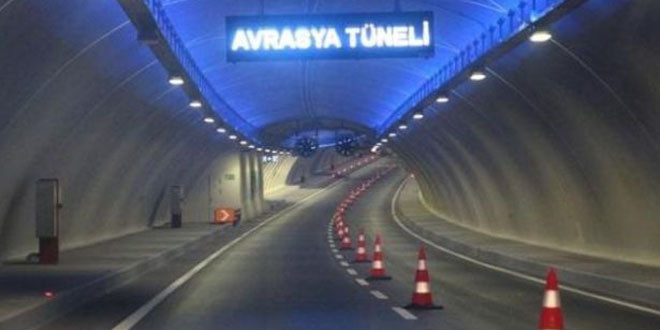 Avrasya Tüneli'nden 17,5 milyon araç geçti