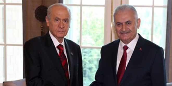 Yıldırım ve Bahçeli görüşmesi sonrası ilk açıklama