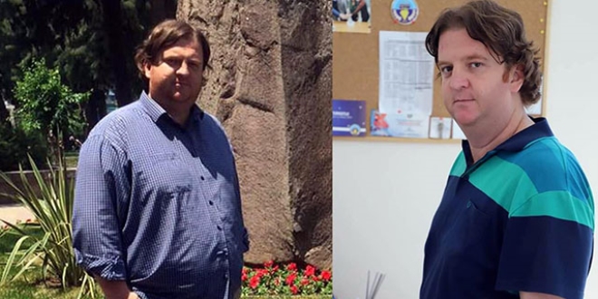 Belediye çalışanı, 1 yılda ameliyatsız 42 kilo verdi