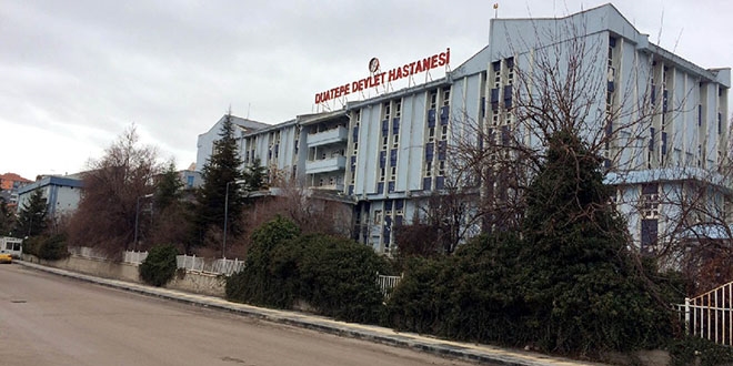 Ankara'da terk edilen hastane binalar harabeye dnd