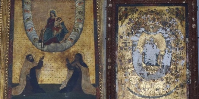 Roma dnemine ait altn ilemeli iki tablo ele geirildi