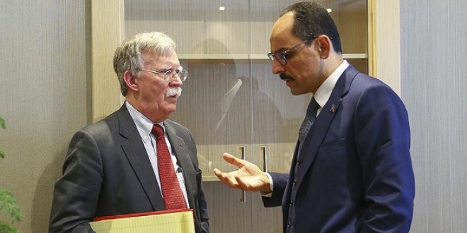 Cumhurbaşkanlığı Sözcüsü Kalın ile Bolton telefonda görüştü