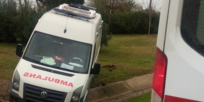 Hasta sevki yapan ambulans kaza yapt: 2 yaral