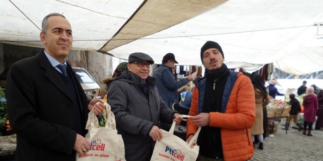 PTT'den vatandaşa ücretsiz bez torba