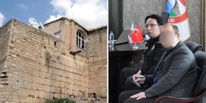 Polis amiri, kaçak kazı için zırhlı araç yönlendirmiş