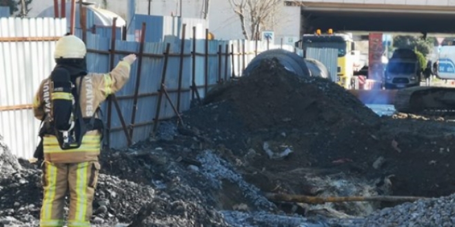 Kadıköy'de doğalgaz borusu patladı