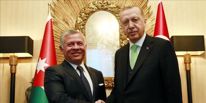 Cumhurbaşkanı Erdoğan, Ürdün Kralı 2. Abdullah ile bir araya geldi