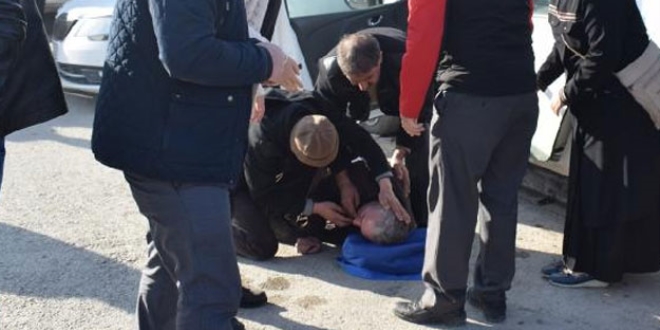 Kalp krizi geirdi... Polisler lmden dnd