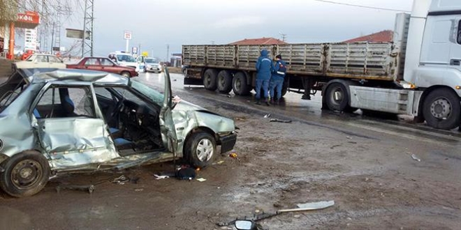 Yozgat'ta okul yolunda kaza: 3' ocuk 4 yaral