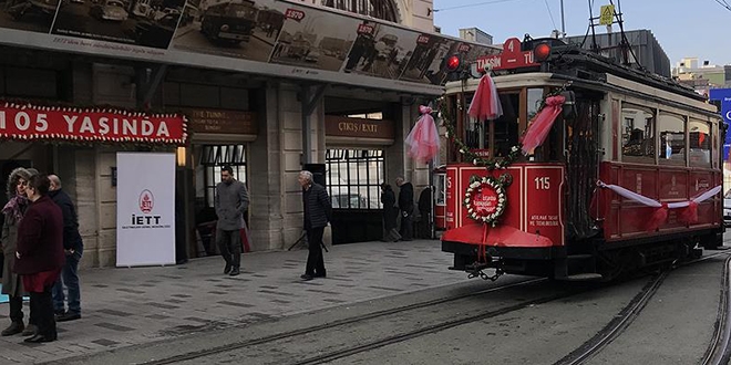 Nostaljik tramvay 105 yaşında