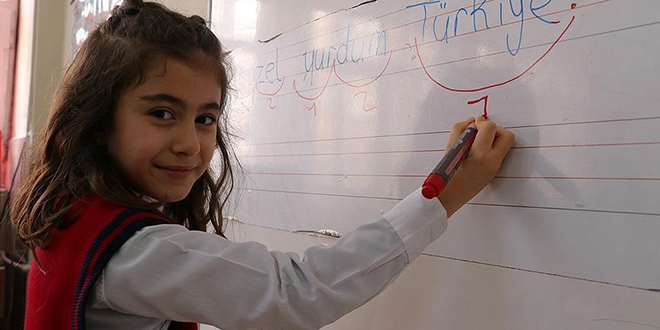 Elazığlı öğrencinin 'Türkiye' hassasiyeti