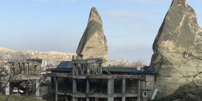Peribacalarının kalbine beton!