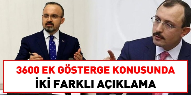 Ak Parti'den, '3600 ek gsterge' konusunda iki farkl aklama