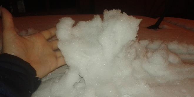 Tekirdağ'da kar yağışı etkili oldu