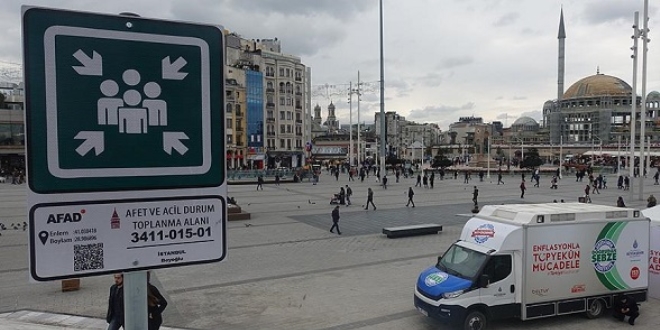 Beyoğlu'nda 42 toplanma alanı belirlendi