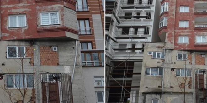 Bağcılar'da görüntüsü dikkat çeken binayla ilgili açıklama
