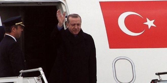 Cumhurbaşkanı Erdoğan Rusya'dan ayrıldı