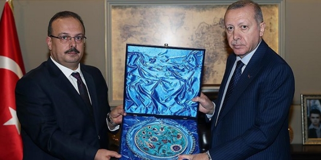 Cumhurbaşkanı Erdoğan, Bursa Valisi Canbolat'ı kabul etti