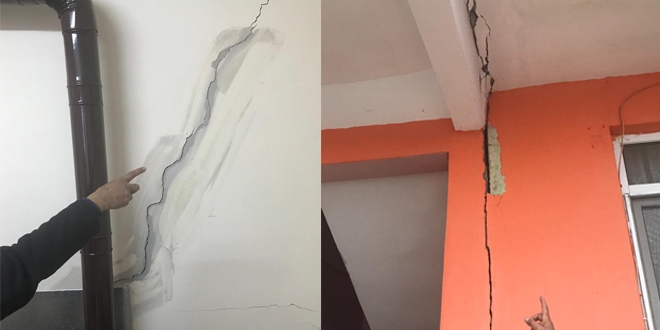 Ordu'da heyelan nedeniyle bazı evler boşaltıldı