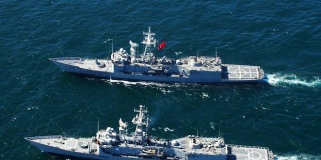TCG Gökçeada, 'Turgutreis-3 Tatbikatı'na katıldı