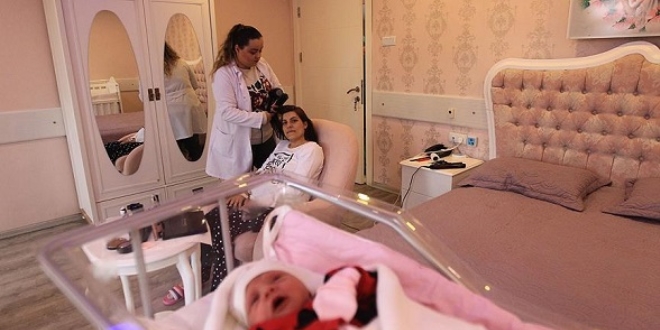 Anne adaylarına beş yıldızlı hotel konforunda hizmet