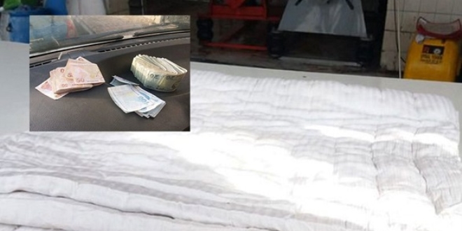 Paralarını sakladığını unuttu, yorganı yıkamaya verdi