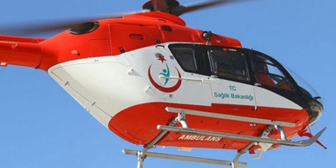 Helikopter ambulanstan ücret almayan tek ülkeyiz