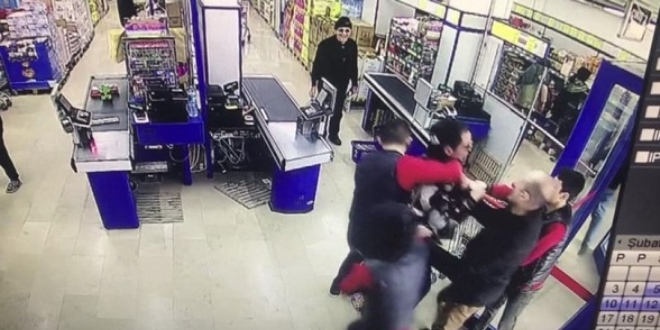 Kadın çalışan fark etti, kaçarken yakalandı