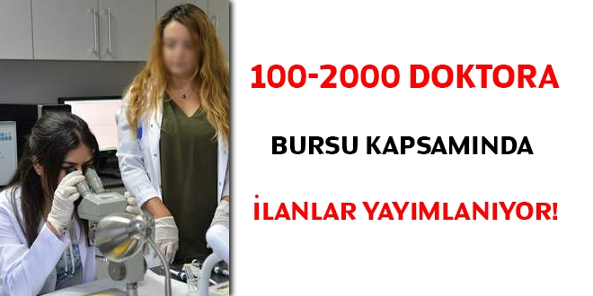 100/2000 doktora bursu kapsamnda ilanlar yaymlanyor