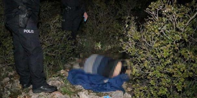 Ormanlk alanda l bulundu, cebinden 2 lira 10 kuru kt