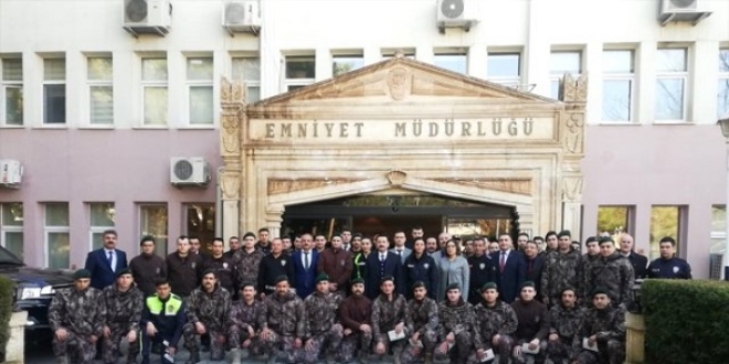 Mardin'de emniyet personeline altın