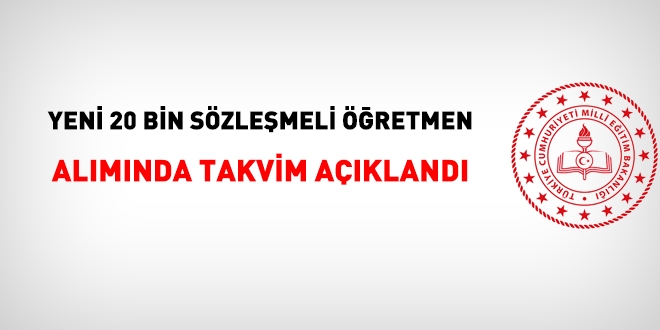 MEB, yeni öğretmen alımında, takvimi açıkladı