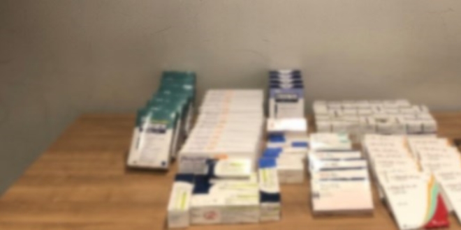 Sabiha Gökçen'de kaçak kanser ilacı ele geçirildi