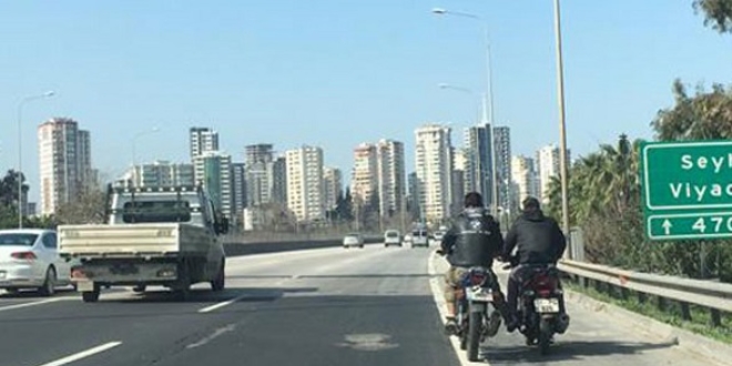 Otoyolda tehlikeli sürüş