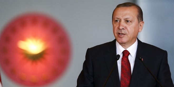 Cumhurbaşkanı Erdoğan'dan Şentop'a tebrik