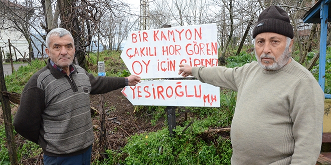 Bu sokakta seçim çalışması yapmak yasak
