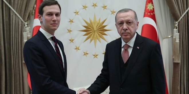 Cumhurbaşkanı Erdoğan Kushner'i kabul etti