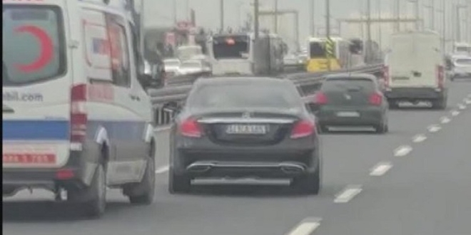 Ambulansa yol vermeyen maganda yakalandı!