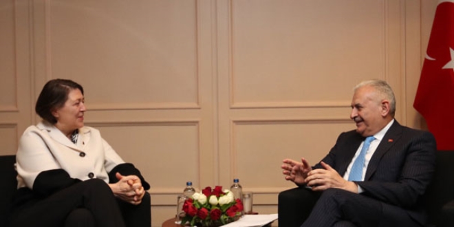 Binali Yıldırım, AB Komiseri Bulç ile görüştü