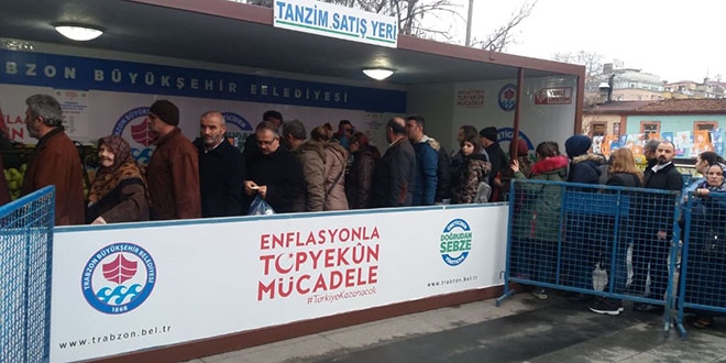 Trabzon'da tanzim satış noktası açıldı