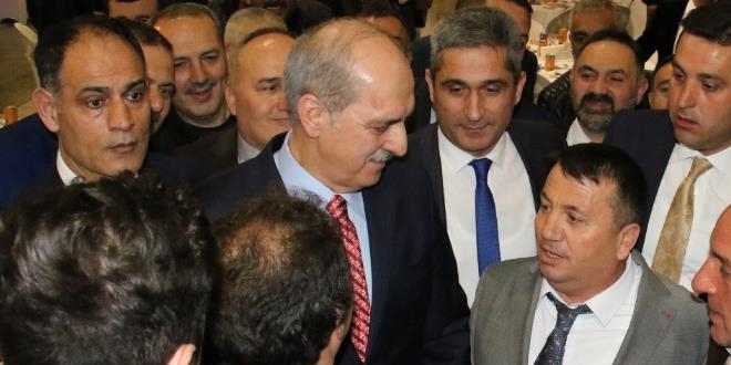 Kurtulmuş ve Özhaseki esnaflarla buluştu