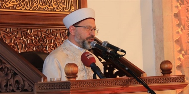 Erbaş: Bizim İslam'dan başka bir geleceğimiz yoktur