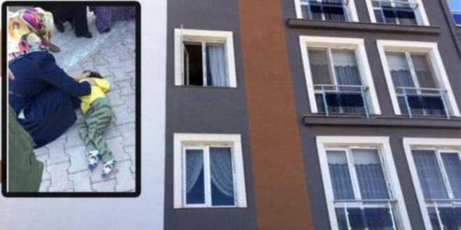 3'üncü katın penceresinden düşen çocuk ağır yaralandı