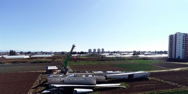 Balıklara yuva olacak airbus parçalara ayrıldı